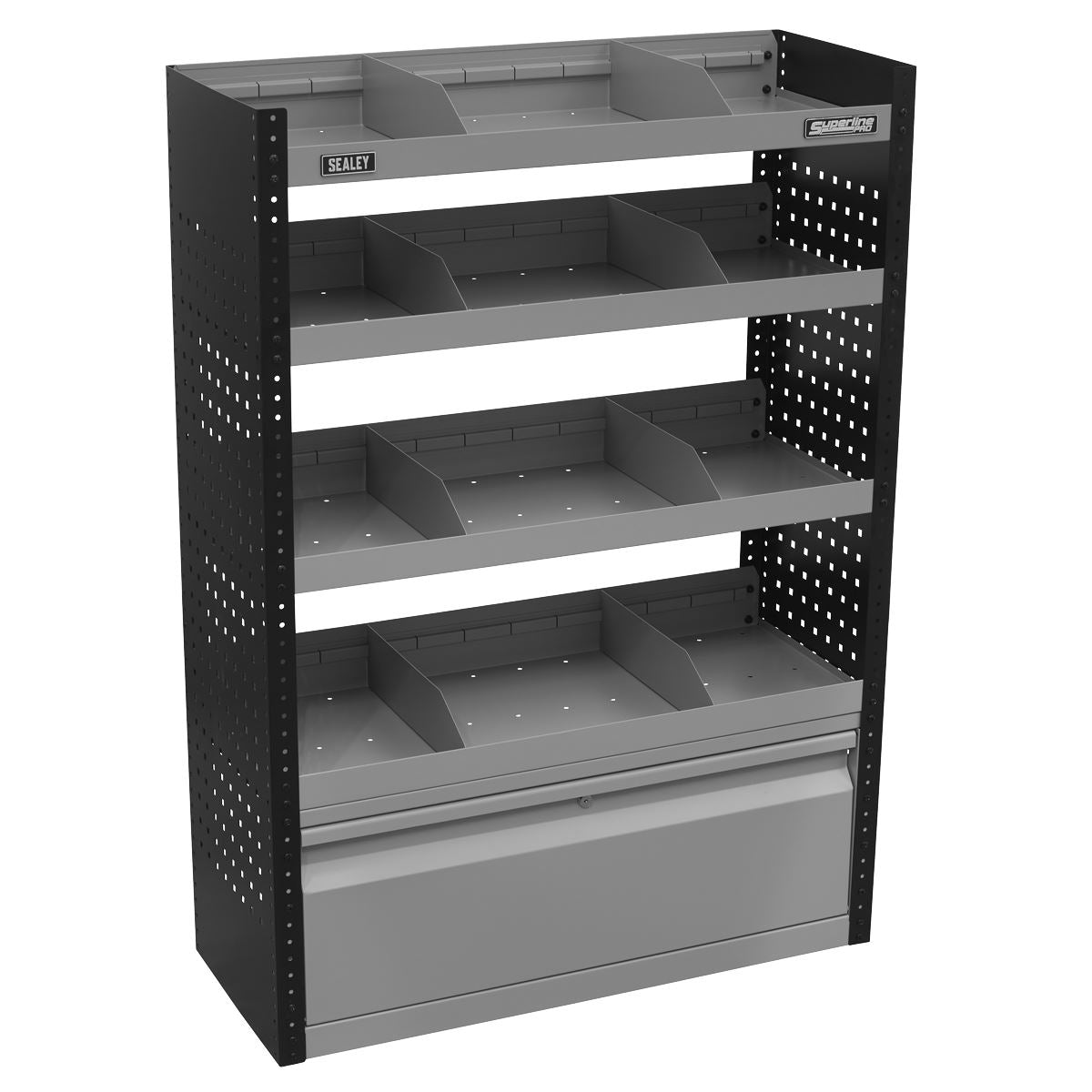 Sealey APMSVCOMBO1 Modular Flat Shelf Van Storage System Sealey