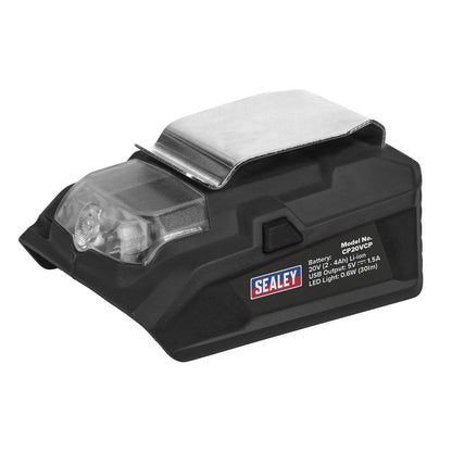 Sealey CP20VCP LED Light/USB Charge Port for SV20 Series Sealey