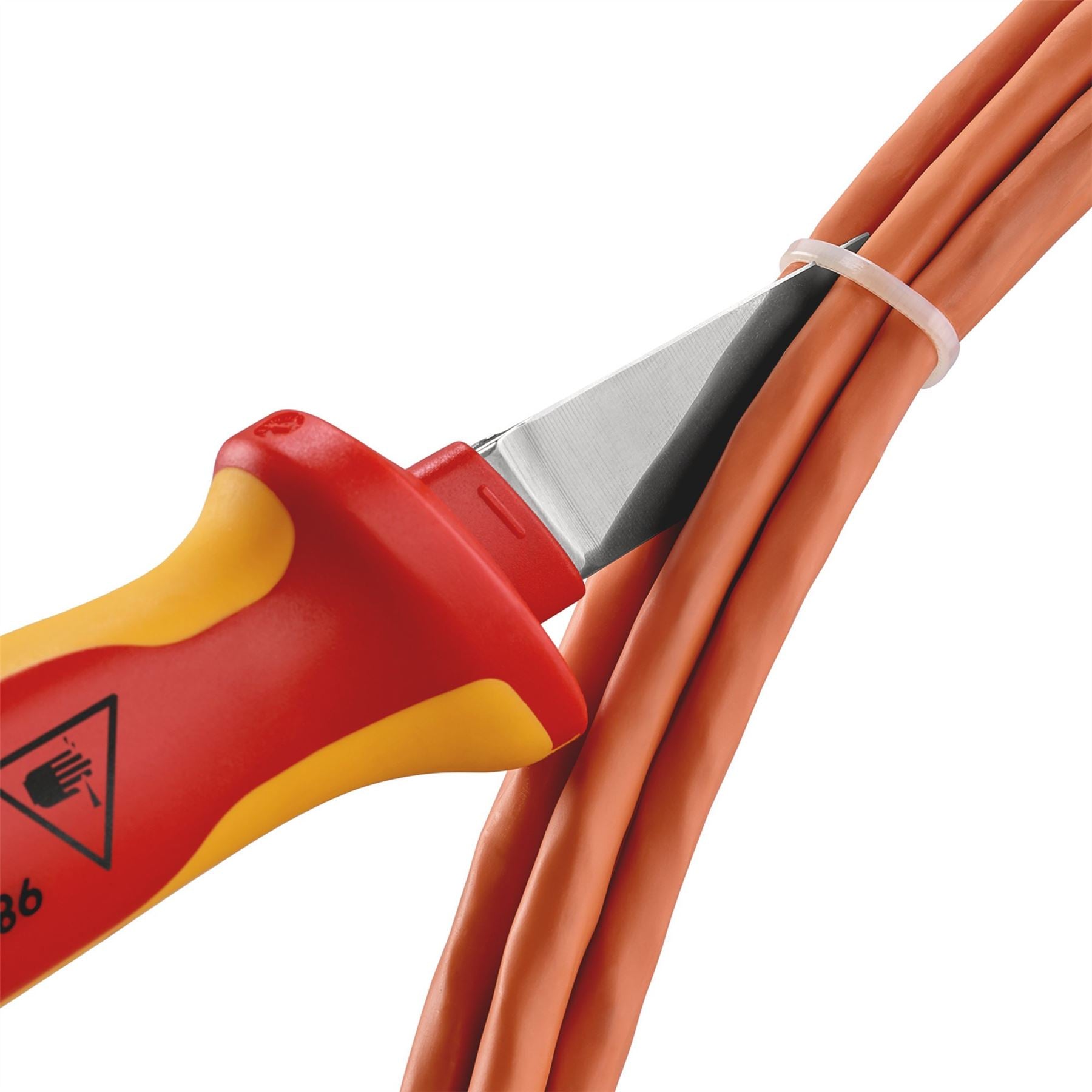 Knipex 21489 98 52 Cable Knife insulating multi-component handle VDE-tested 190mm Knipex