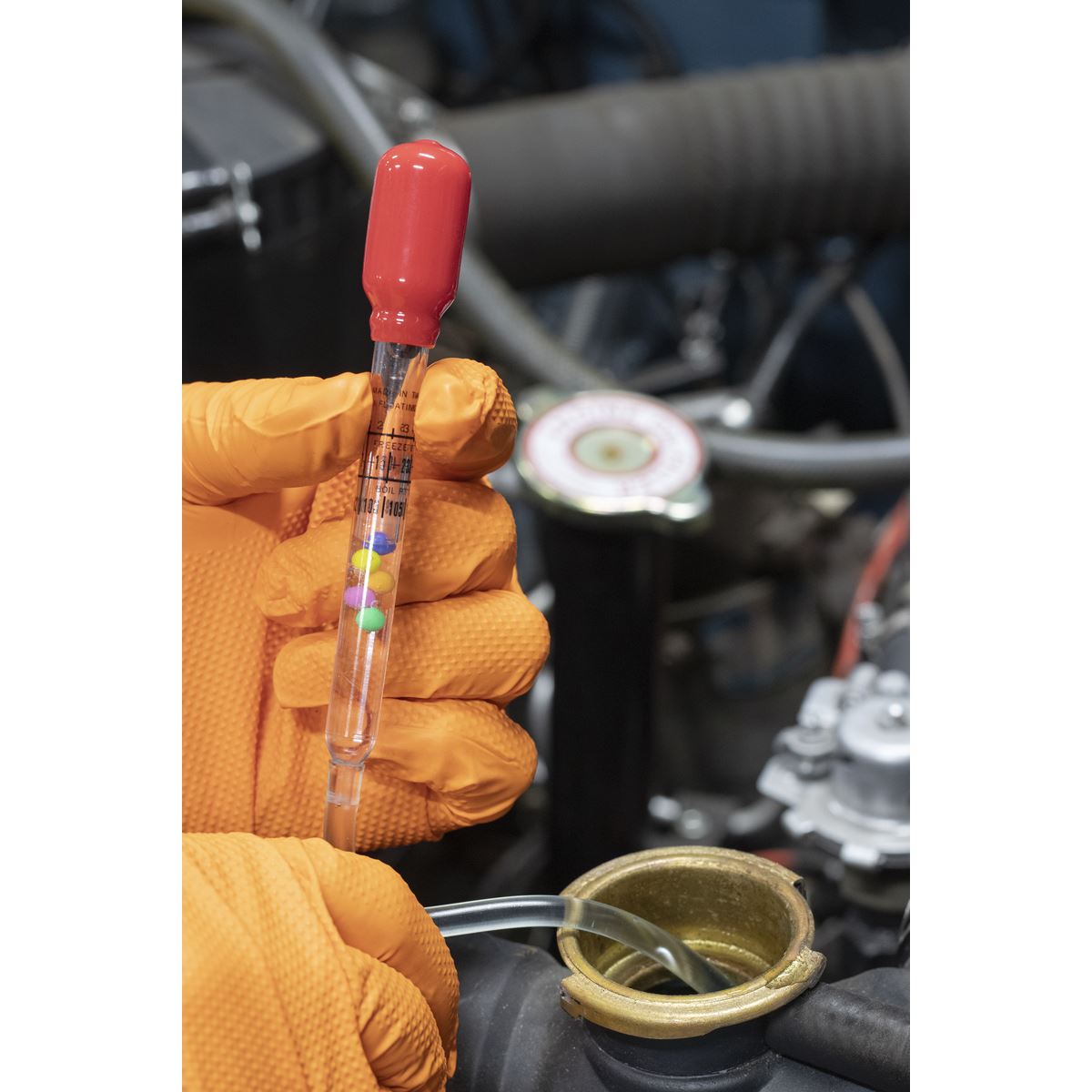 Sealey AK4123 Ethylene Glycol Antifreeze Pocket Tester Ball Type Sealey