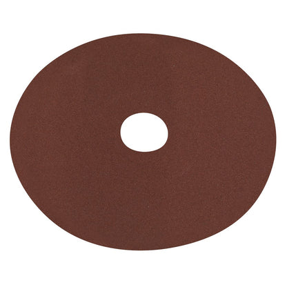 Sealey WSD5120 Fibre Backed Disc Ø125mm - 120Grit Pack of 25 Sealey