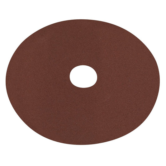 Sealey WSD5120 Fibre Backed Disc Ø125mm - 120Grit Pack of 25 Sealey