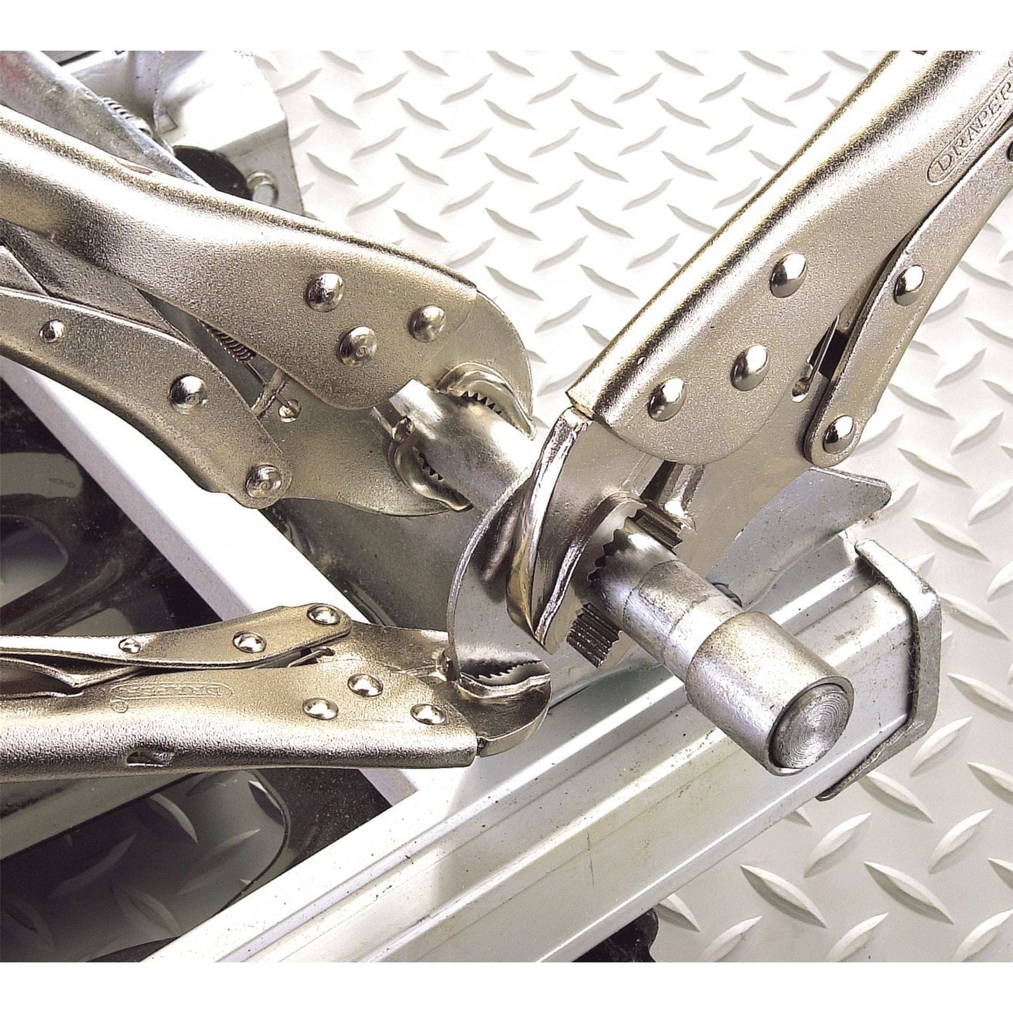 Draper 14040 Curved Jaw Self Grip Pliers Set 3 Piece Draper