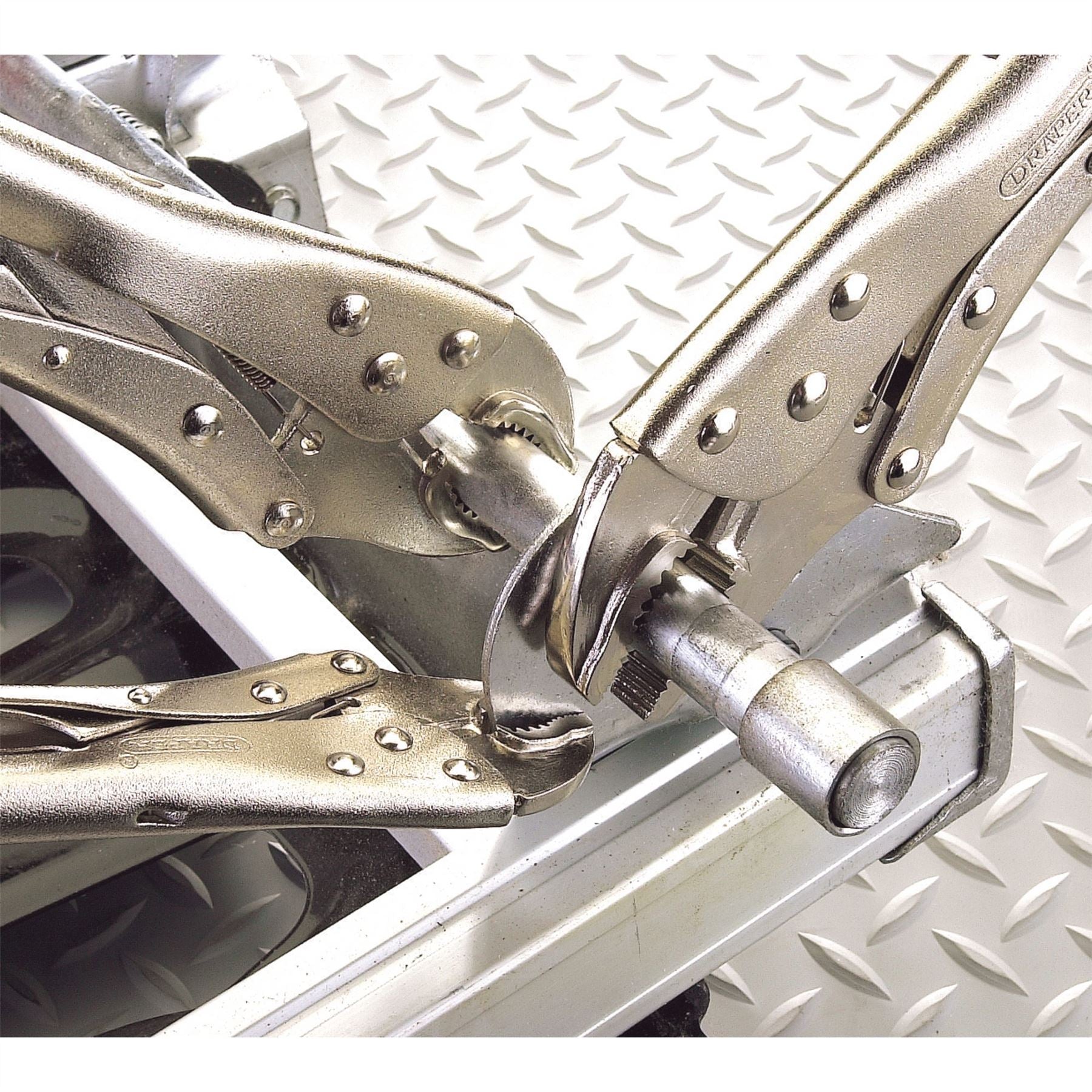 Draper 14040 Curved Jaw Self Grip Pliers Set 3 Piece Draper