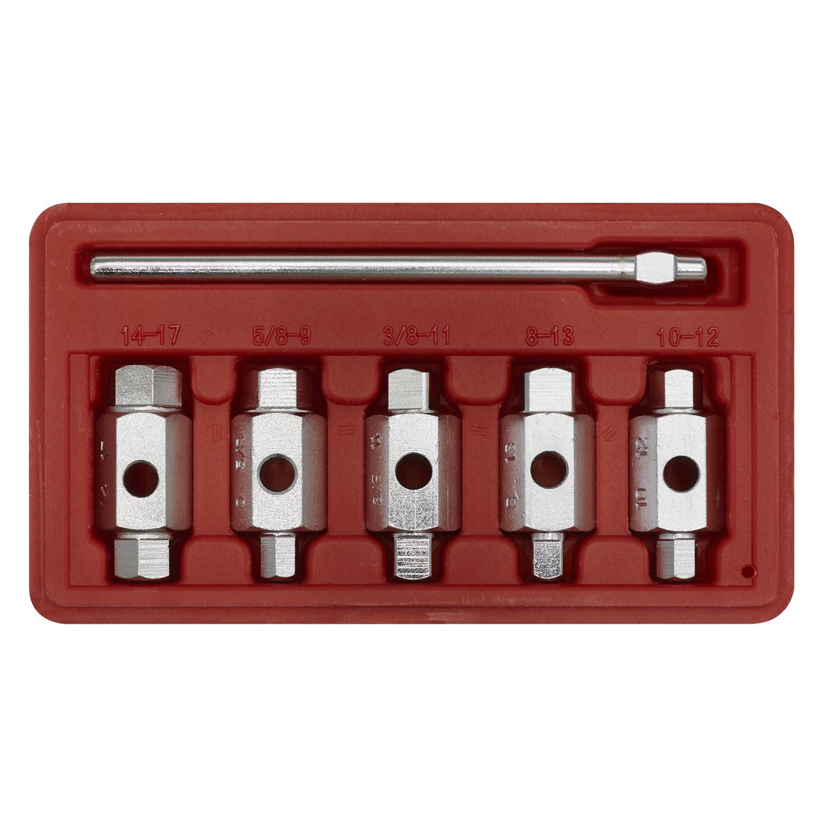 Sealey AK659 Drain Key Set 6pc Double End Sealey
