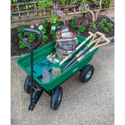 Draper 58553 Garden Tipping Trolley Cart 75L Draper
