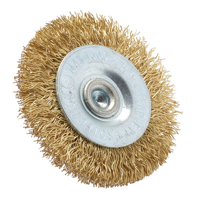 Draper 41427 Brassed Steel Crimped Wire Wheel Brush 50mm Draper