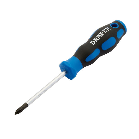 Draper 48931 Soft Grip Cross Slot Screwdriver No.1 x 75mm Draper