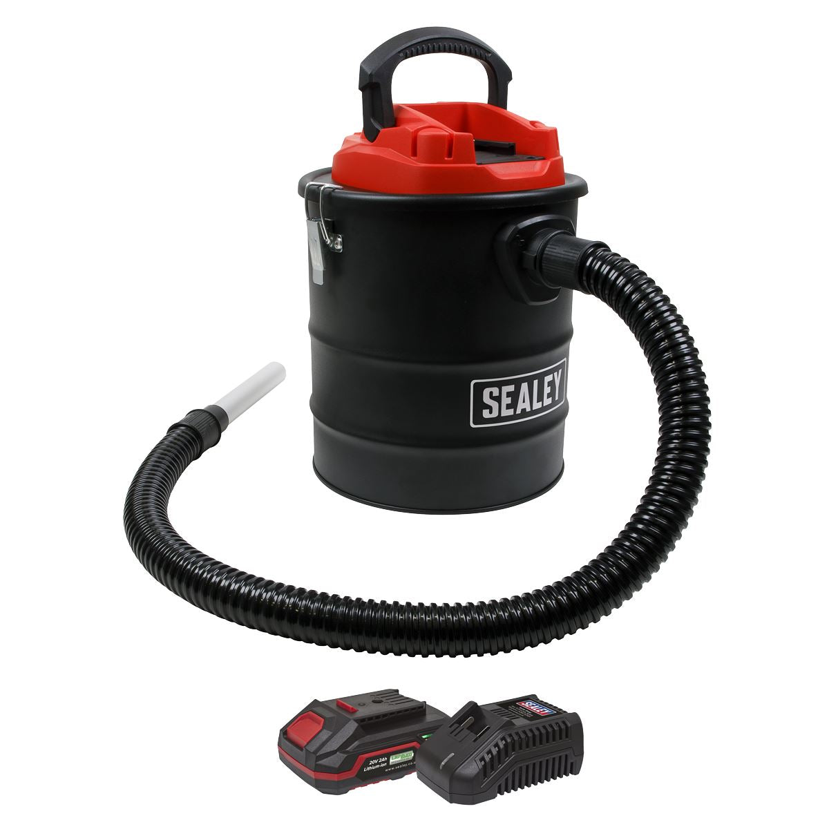 Sealey CP20VAVKIT1 Handheld Ash Vacuum Cleaner 15L Kit 20V 2Ah SV20 Series Sealey