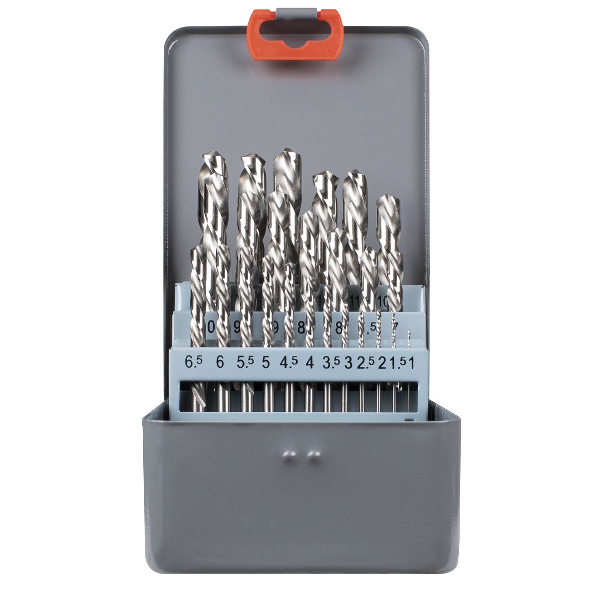 Sealey AK8191 Left-Hand Spiral Drill Bit Set 25pc Sealey