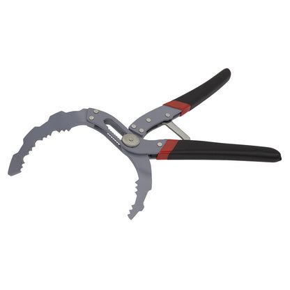 Sealey AK6421 Oil Filter Pliers Self-Adjusting - Angled Sealey