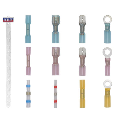 Sealey MHSTSET Clip Strip Deal - Heat Shrink Terminals Sealey