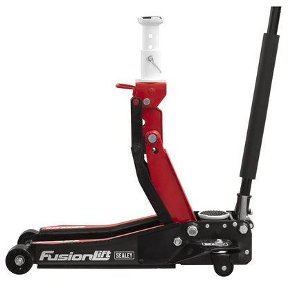 Sealey 3200LEHL Low Profile High Lift Trolley Jack with Rocket Lift 2/3 Tonne Sealey