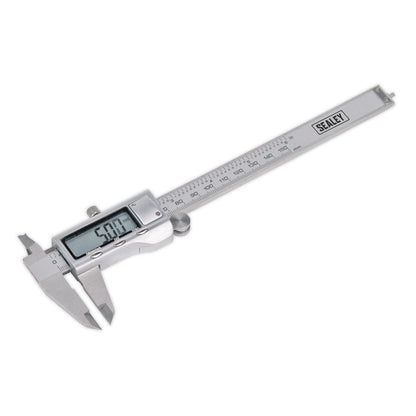 Sealey AK9621EV Digital Vernier Caliper 0-150mm(0-6") Stainless Steel Sealey
