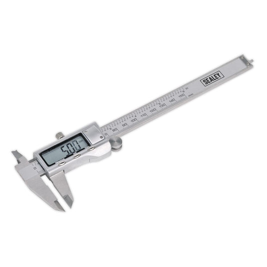 Sealey AK9621EV Digital Vernier Caliper 0-150mm(0-6") Stainless Steel Sealey