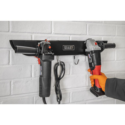 Sealey AGSR2 Angle Grinder Storage Rack 2-Bay Sealey