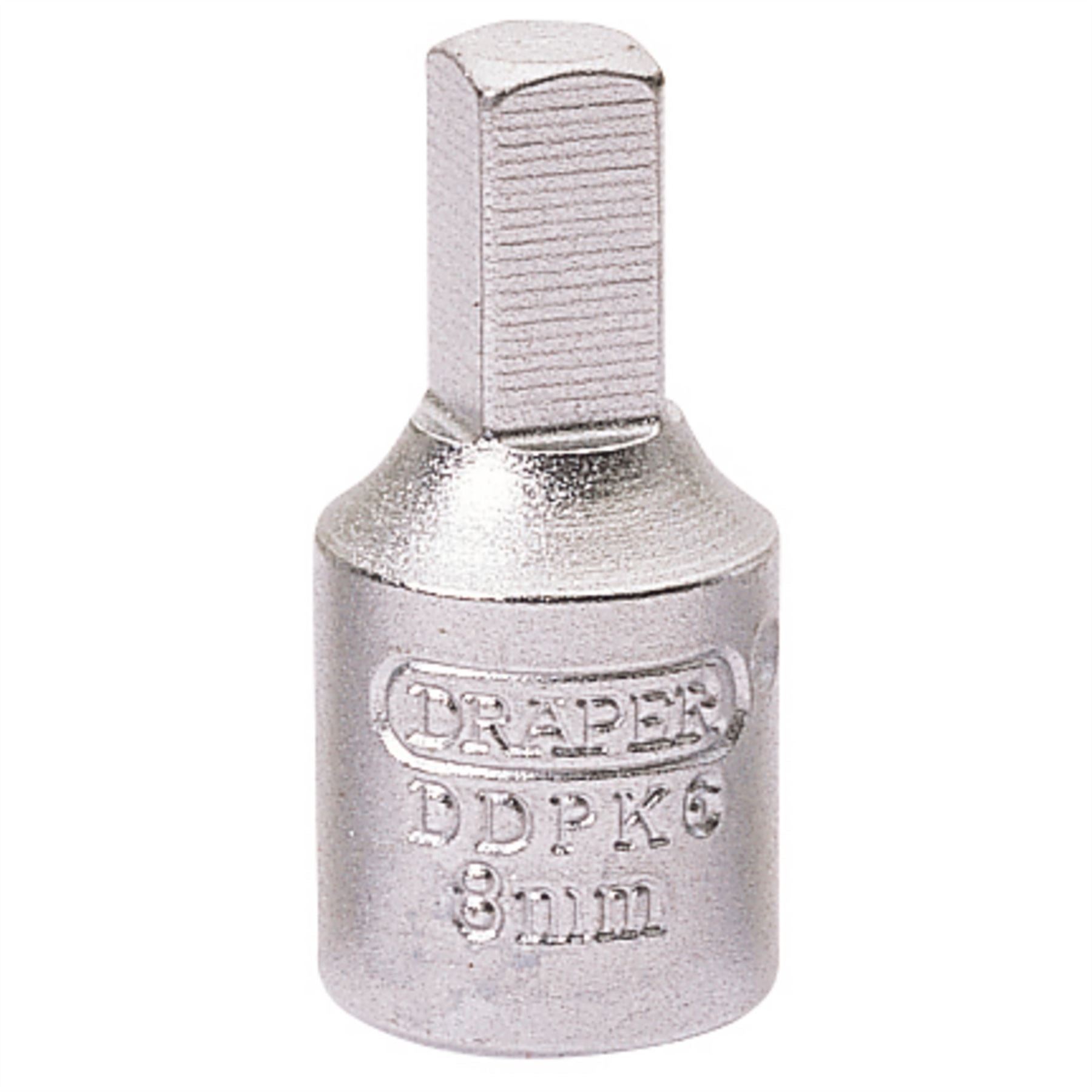 Draper 38324 Square Drain Plug Key 3/8" Sq. Dr. 8mm Draper