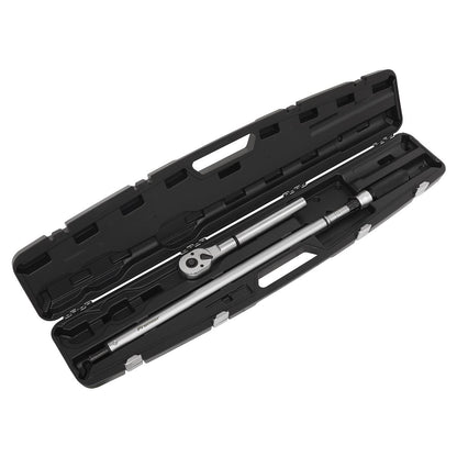 Sealey STW907 Torque Wrench Micrometer Style 3/4"Sq Drive 160-800Nm - Calibrated Sealey