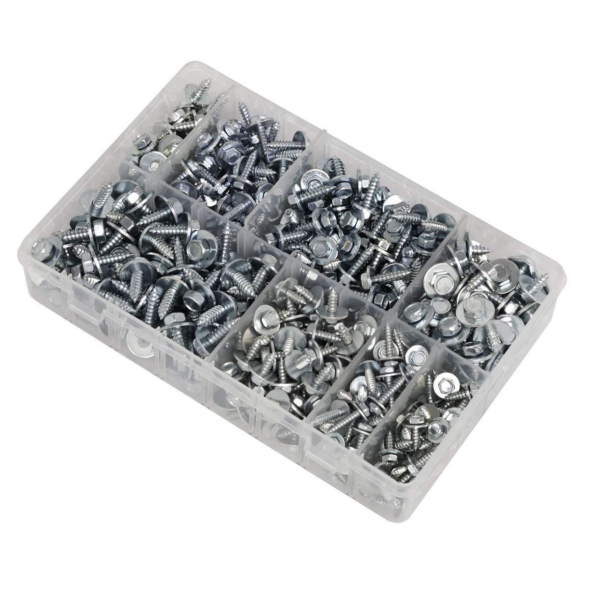 Sealey AB425AS Acme Screw with Captive Washer Assortment 425pc Sealey