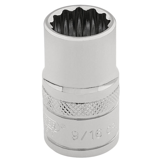 Draper 49457 HI-TORQ® 12 Point Socket 3/8" Sq. Dr. 9/16" Draper