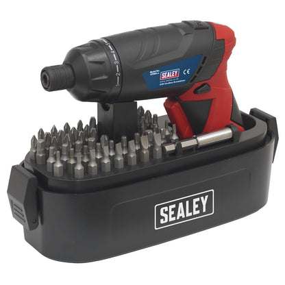 Sealey CP36S Cordless Screwdriver Set 53pc 3.6V Lithium-ion Sealey