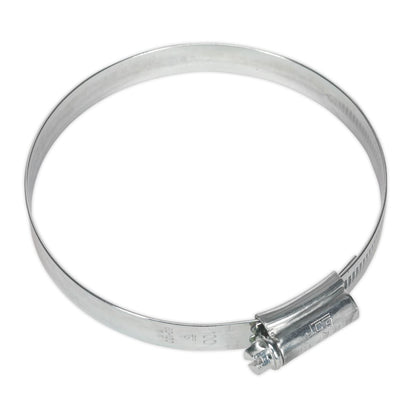 Sealey HCJ4X HI-GRIP® Hose Clip Zinc Plated Ø80-100mm Pack of 10 Sealey