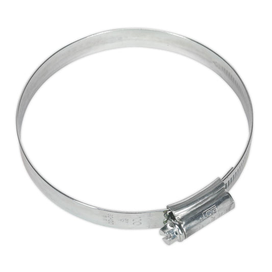 Sealey HCJ4X HI-GRIP® Hose Clip Zinc Plated Ø80-100mm Pack of 10 Sealey