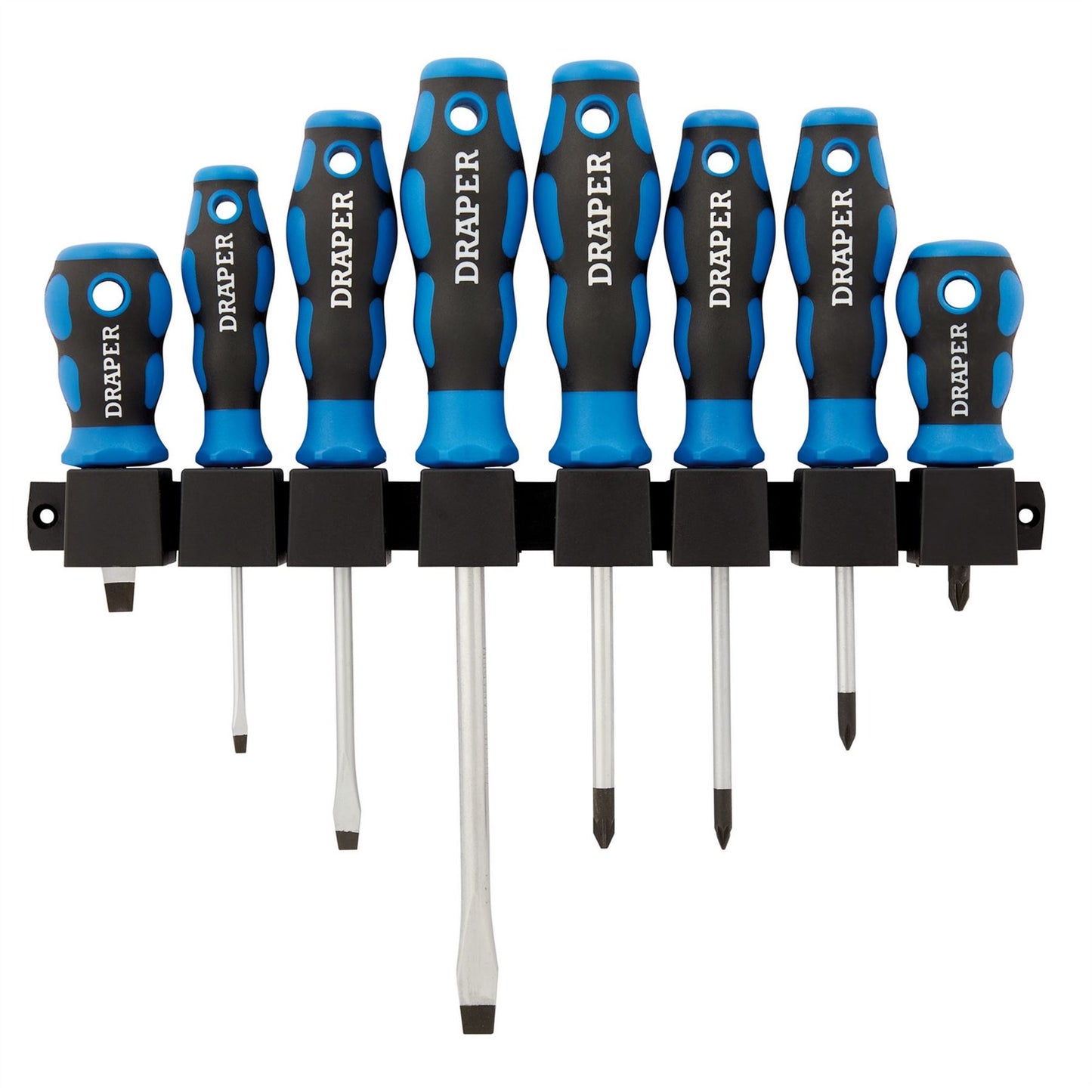 Draper 48933 Soft Grip Screwdriver Set 8 Piece Draper