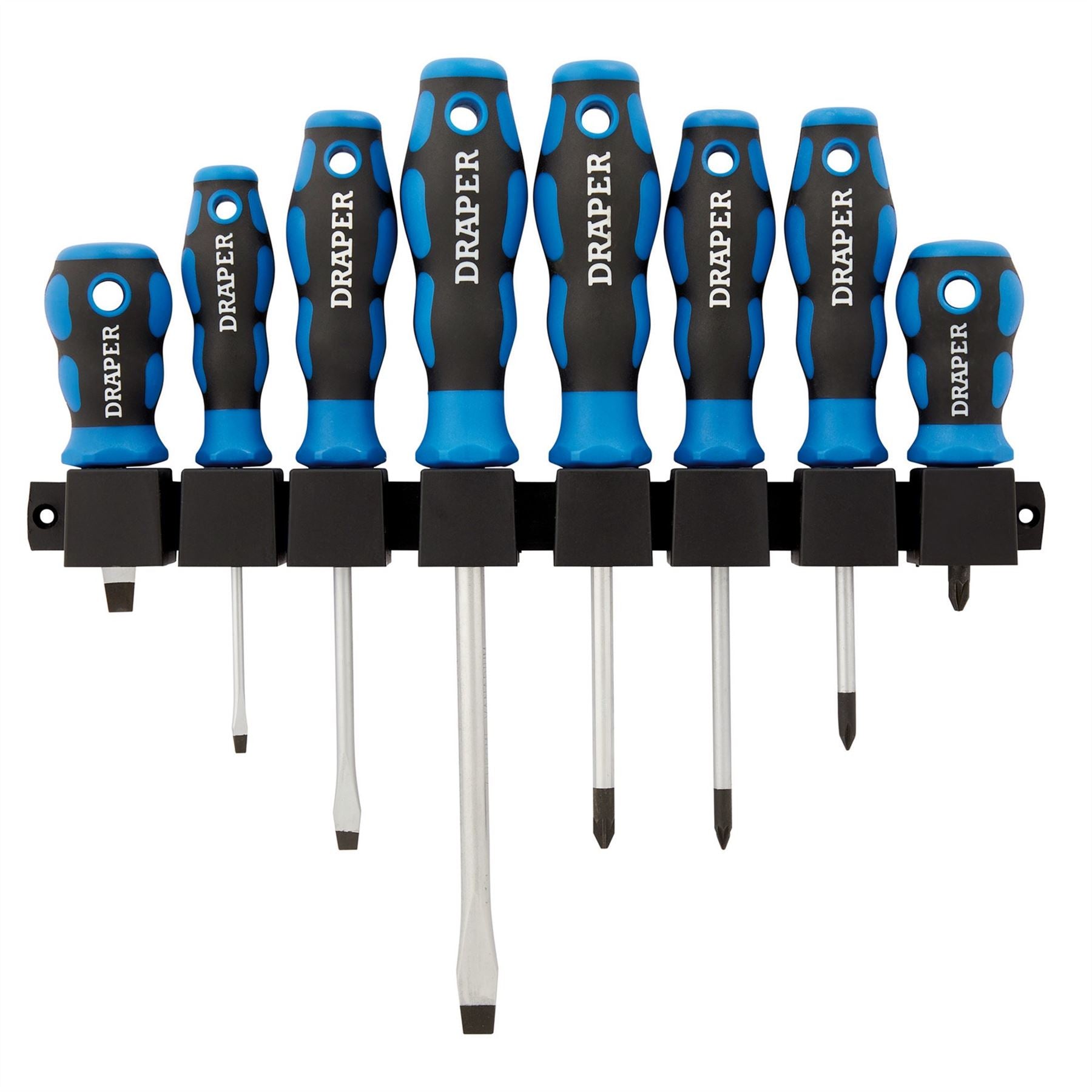 Draper 48933 Soft Grip Screwdriver Set 8 Piece Draper