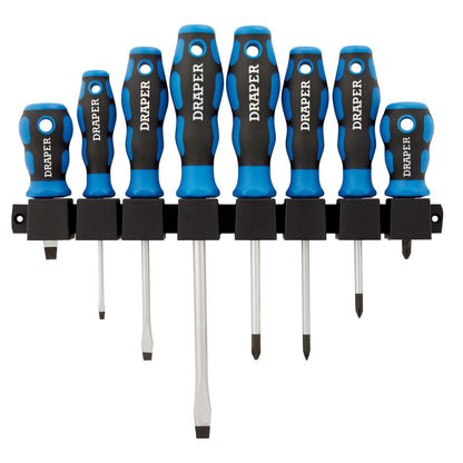 Draper 48933 Soft Grip Screwdriver Set 8 Piece Draper
