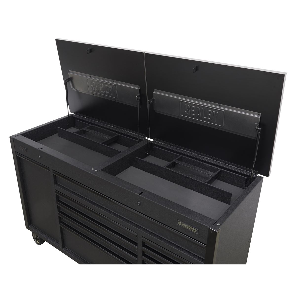 Sealey AP6310BE Mobile Tool Cabinet 1600mm with Power Tool Charging Drawer Sealey