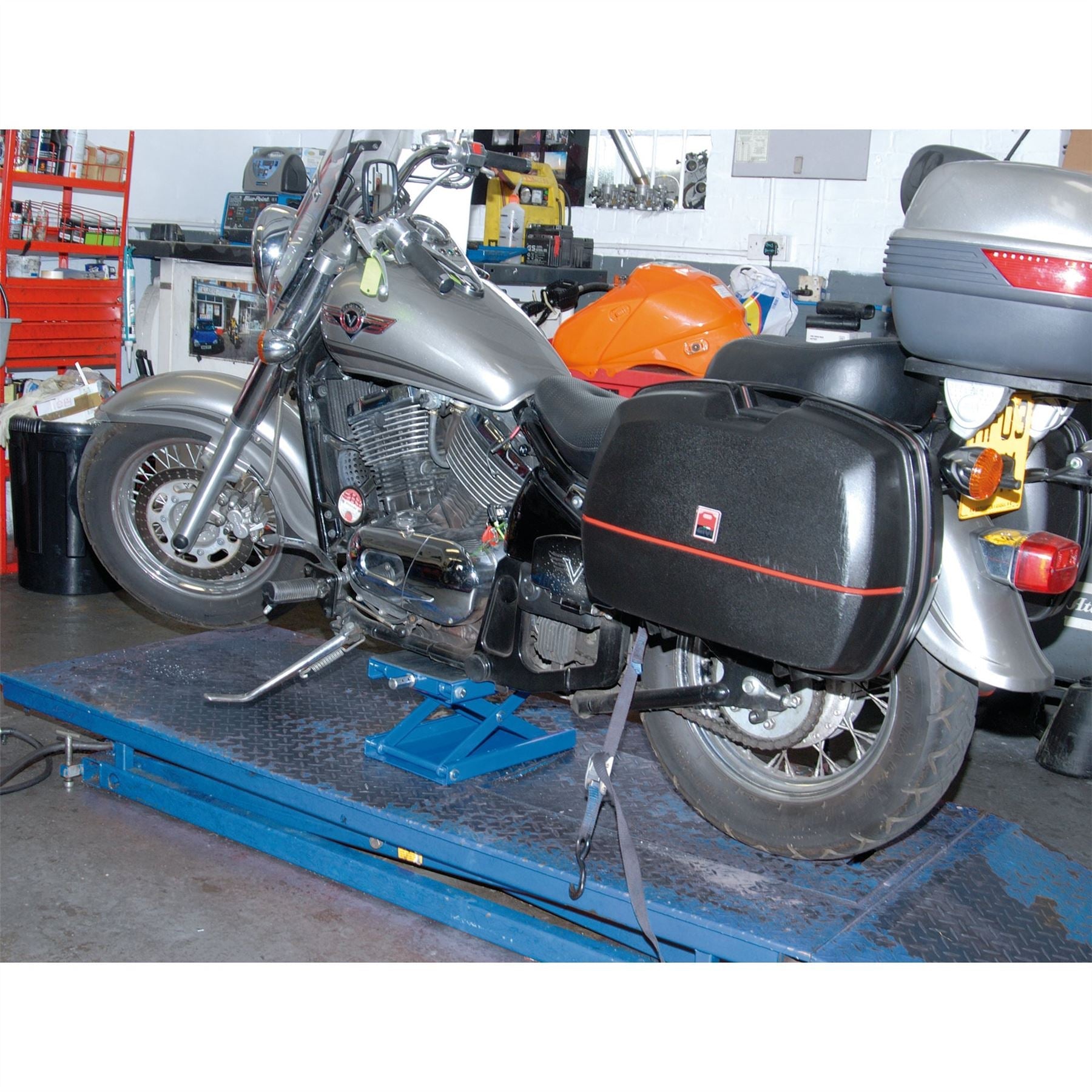 Draper 04991 Motorcycle Scissor Stand with Pad 450kg Draper