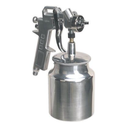 Sealey SSG2 Spray Gun Suction Feed General-Purpose - 1.5mm Set-Up Sealey