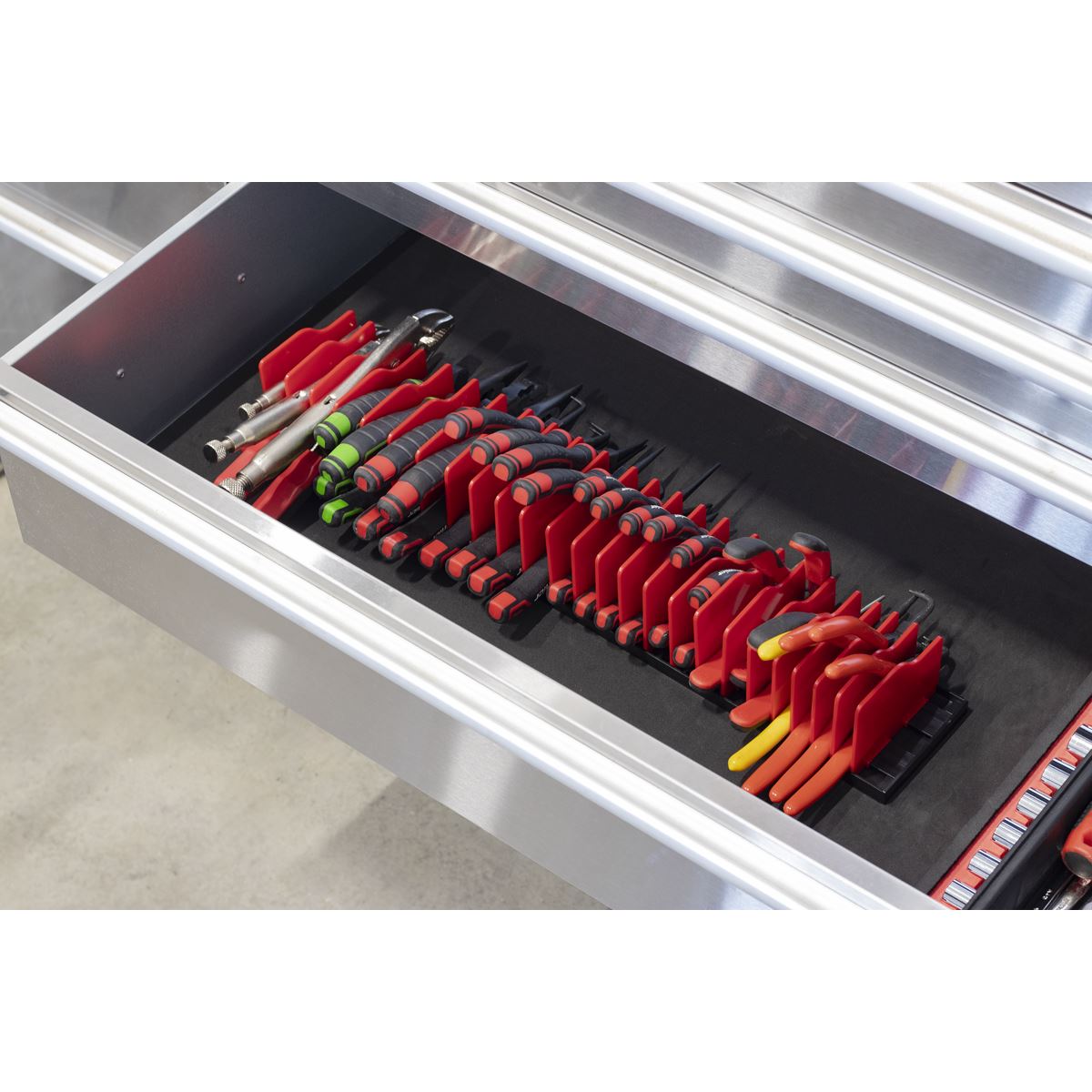 Sealey PR03 Pliers Rack 520mm Sealey