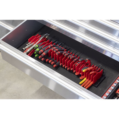 Sealey PR03 Pliers Rack 520mm Sealey