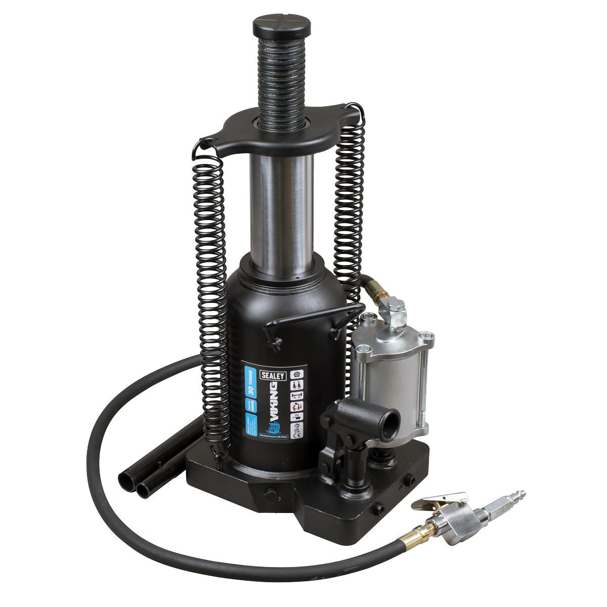 Sealey AM30S Viking Manual/Air Hydraulic Bottle Jack 30 Tonne Sealey