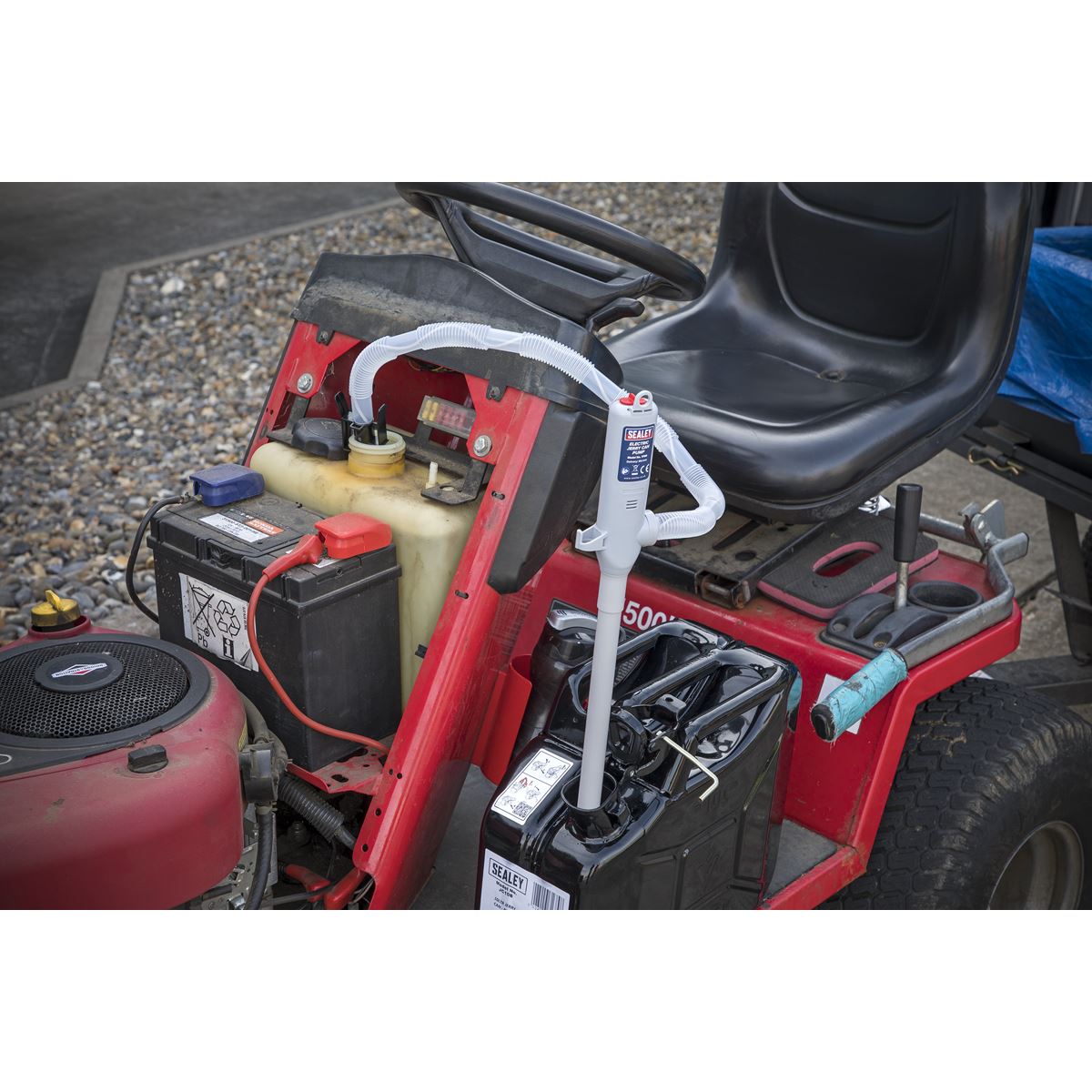 Sealey TP80 Jerry Can Pump Battery Operated Sealey