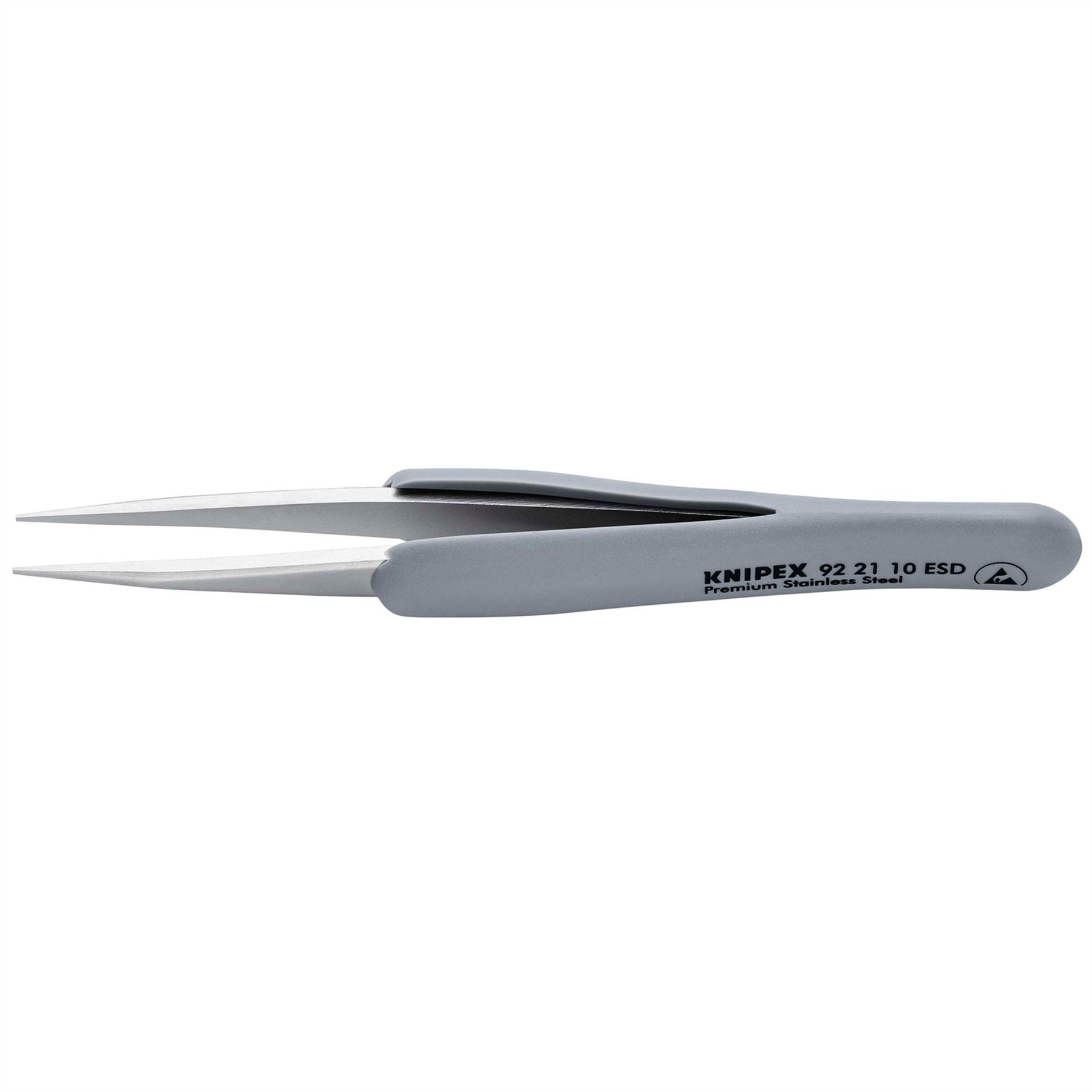 Knipex 13193 92 21 10 ESD Precision Tweezers with rubber handles ESD 123mm Draper