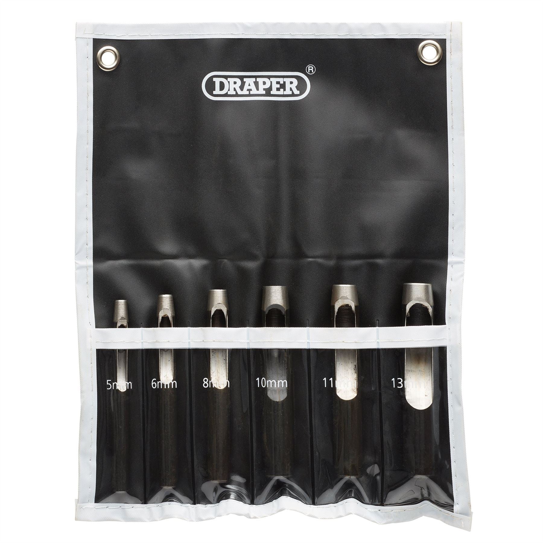 Draper 25993 Hollow Punch Set 6 Piece Draper