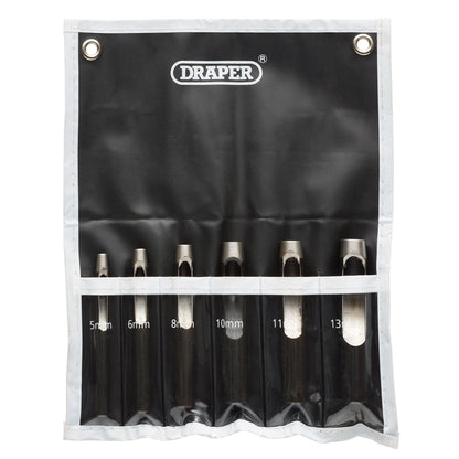 Draper 25993 Hollow Punch Set 6 Piece Draper