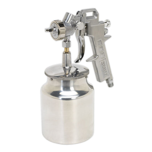 Sealey SSG2 Spray Gun Suction Feed General-Purpose - 1.5mm Set-Up Sealey