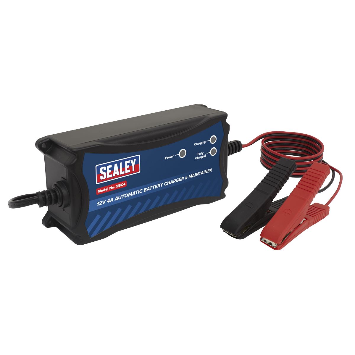 Sealey SBC4 Battery Maintainer Charger 12V 4A Fully Automatic Sealey