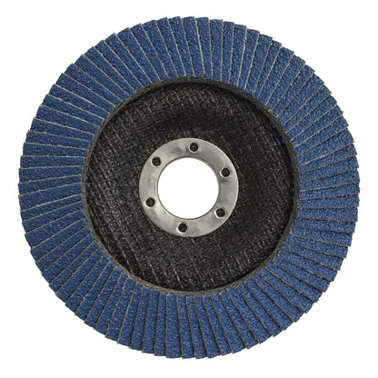 Sealey FD12540 Flap Disc Zirconium Ø125mm Ø22mm Bore 40Grit Sealey
