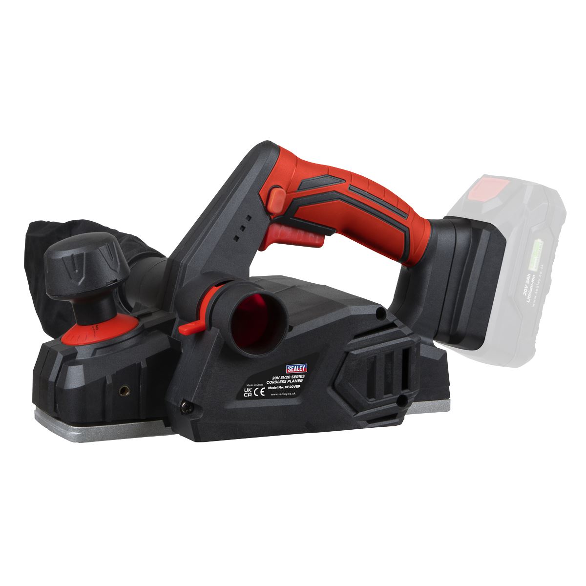 Sealey CP20VEPKIT 20V SV20 Series Cordless Planer Kit - 2 Batteries Sealey