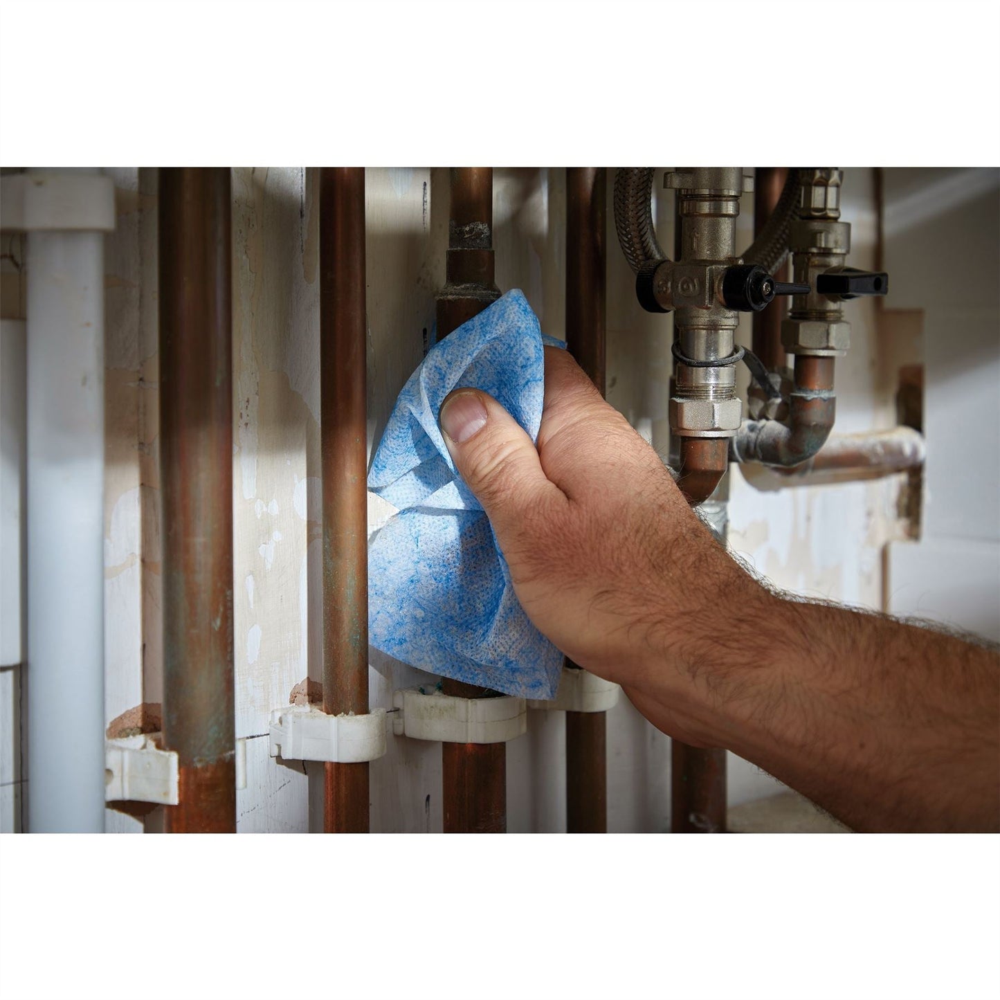 Draper 12438 Hard Graft Plumbers Wipes Tub of 80 Draper