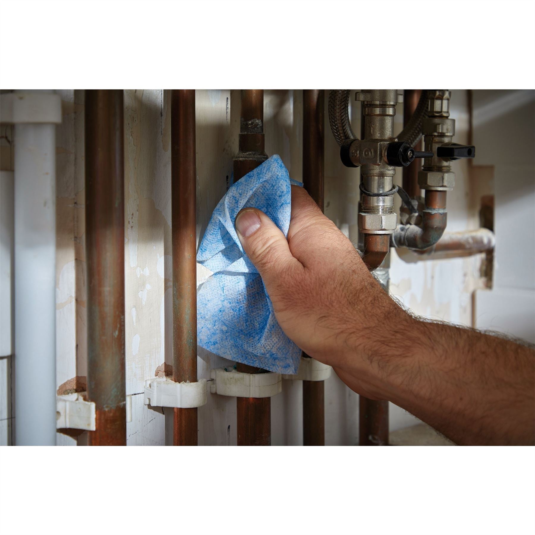 Draper 12438 Hard Graft Plumbers Wipes Tub of 80 Draper