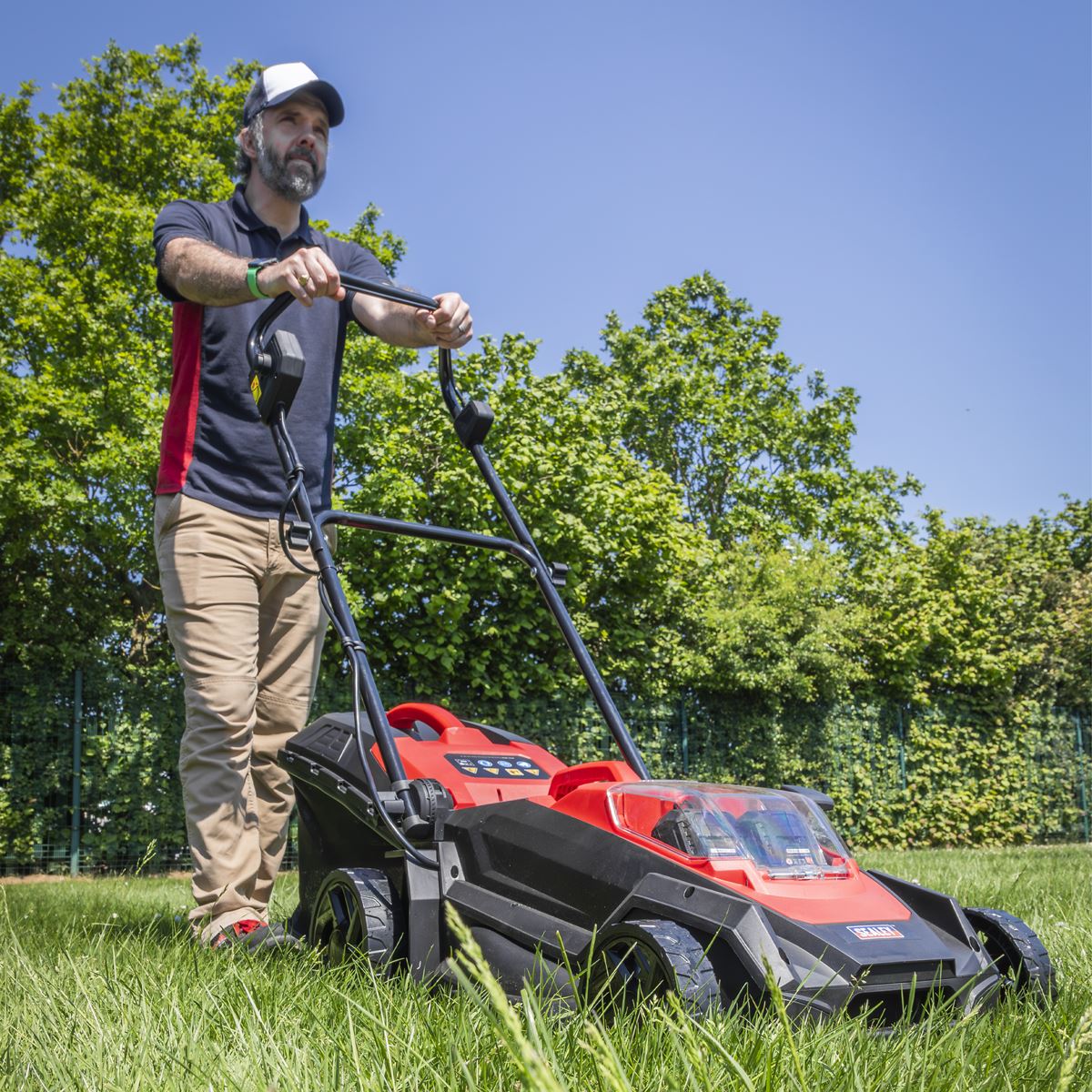 Sealey CP40VLM Cordless Lawn Mower 40V SV20 Series 40cm - Body Only Sealey