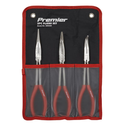 Sealey AK8568 Needle Nose Pliers Set 3pc 280mm Sealey
