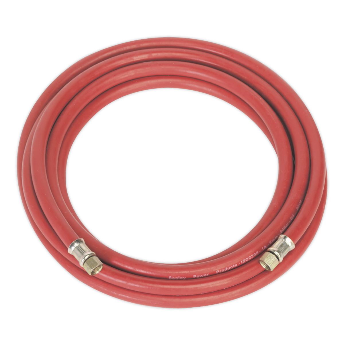 Sealey AHC5 Air Hose 5m x Ø8mm with 1/4"BSP Unions Sealey