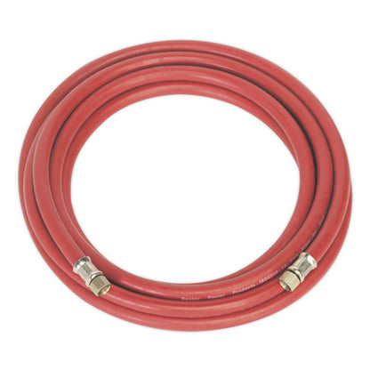 Sealey AHC5 Air Hose 5m x Ø8mm with 1/4"BSP Unions Sealey